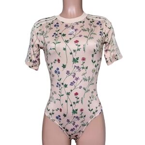 Adidas Originals Flower-Print Bodysuit